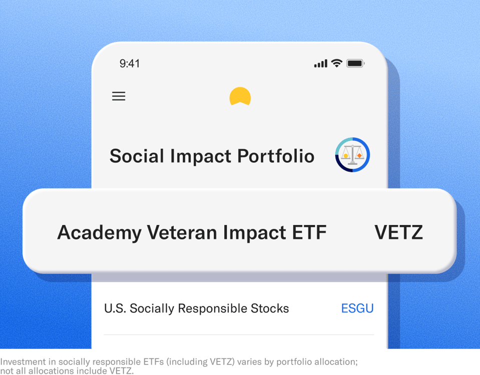 Illustration of VETZ fund in Social Impact portfolio lineup